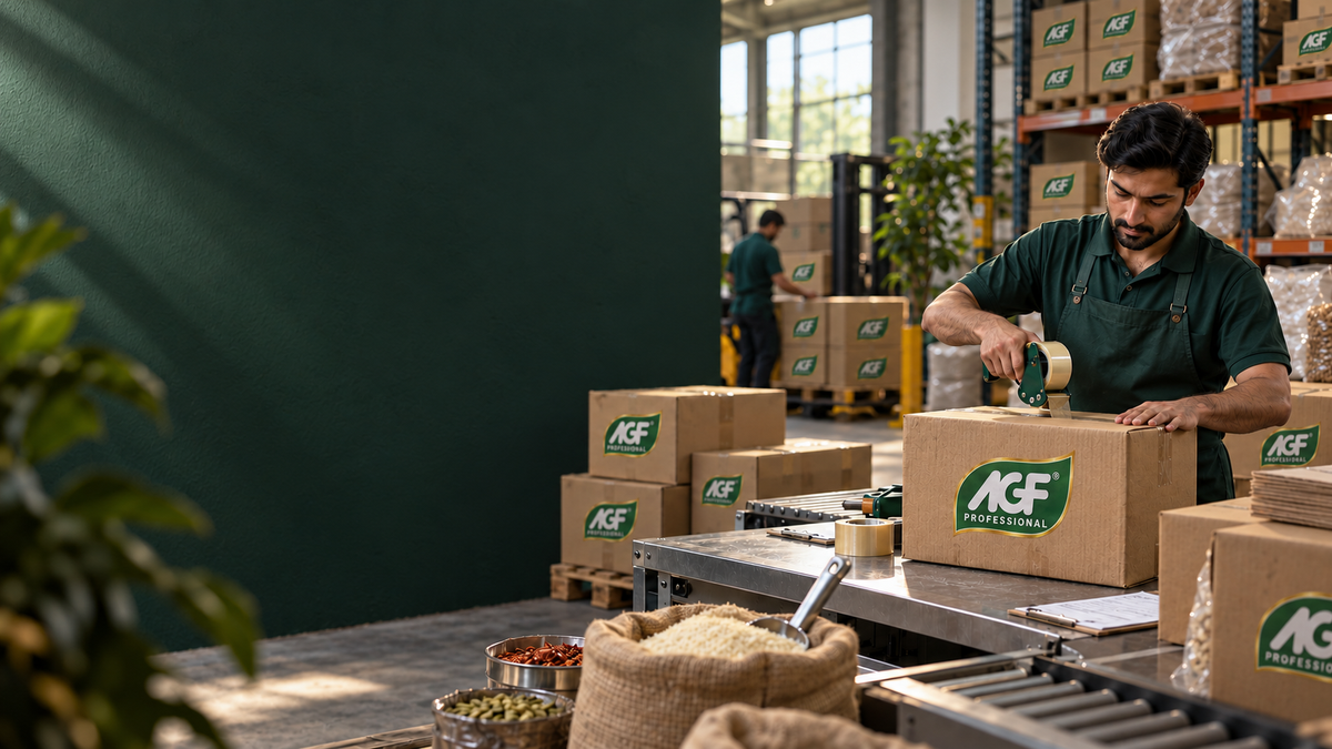 AGF Professional products and cartons for bulk orders