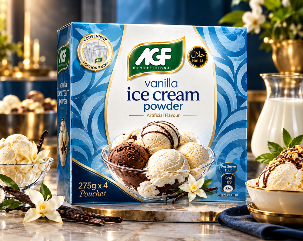 AGF Professional Vanilla Ice Cream Powder – 1.1kg