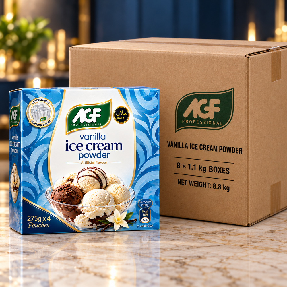 AGF Professional Vanilla Ice Cream Powder – 1.1kg