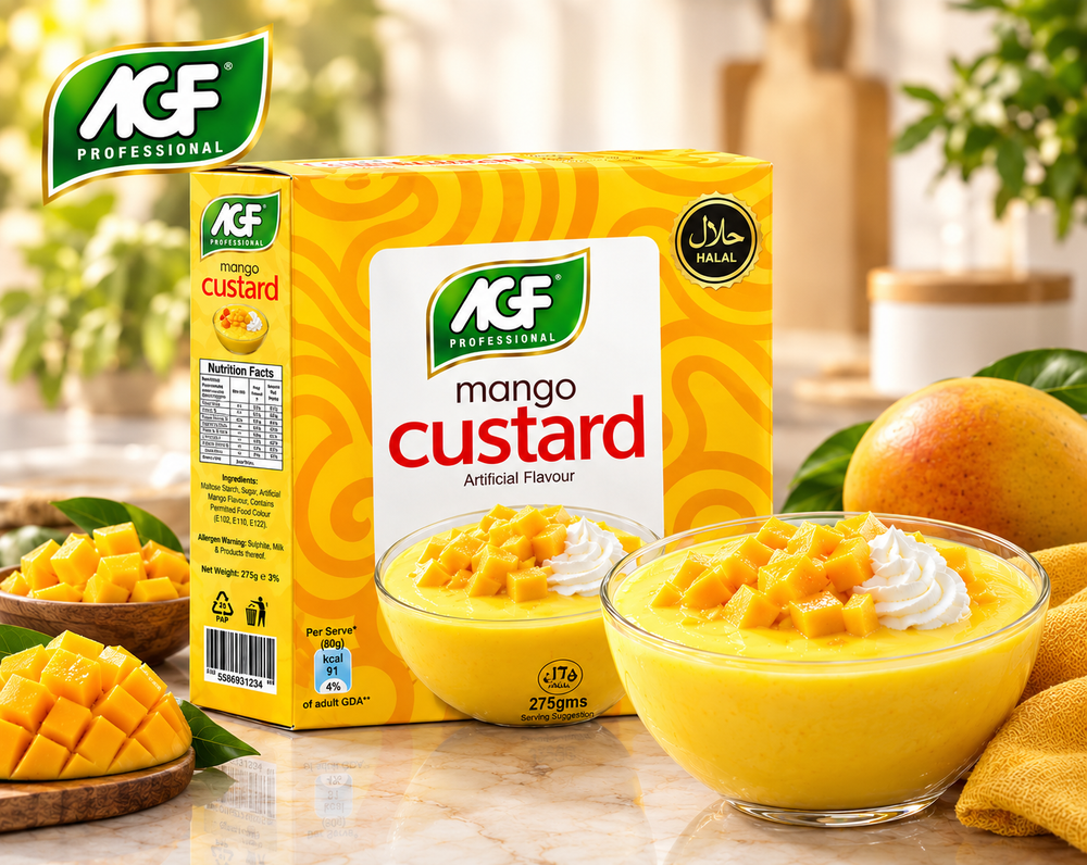 AGF Professional Mango Custard – 1.1kg